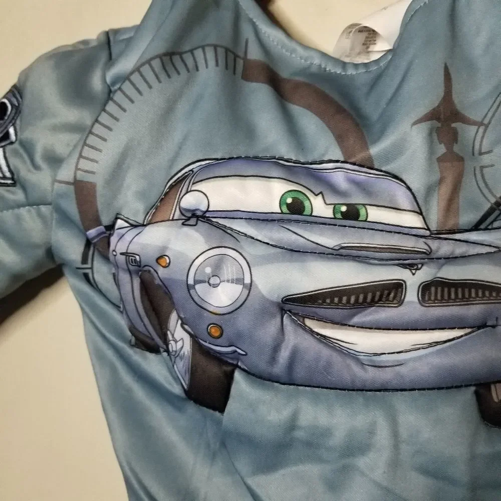 Cars disney Lightning McQueen costume kids size 4-6 muscles and all